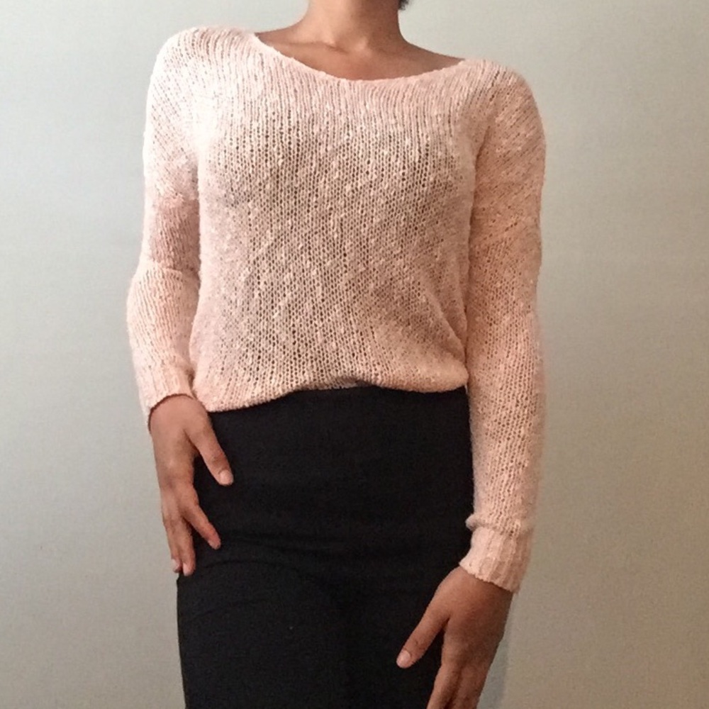 Long Pink Sweater
